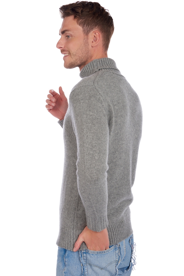 Cachemire pull homme epais artemi gris chine xs