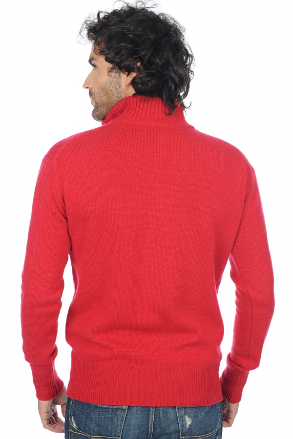 Cachemire pull homme epais donovan rouge velours 2xl