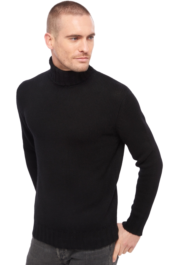 Cachemire pull homme les intemporels achille noir xs