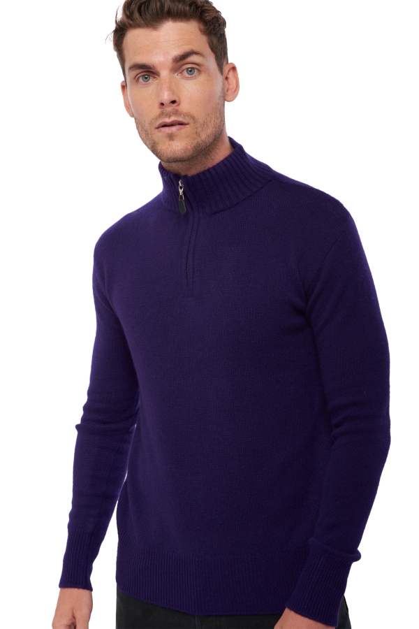 Cachemire pull homme les intemporels donovan deep purple 2xl