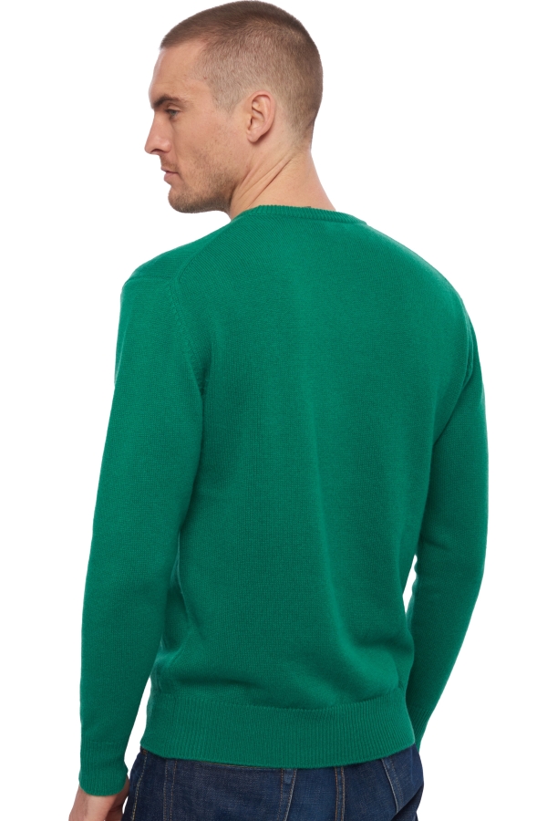 Cachemire pull homme les intemporels hippolyte 4f vert anglais 2xl