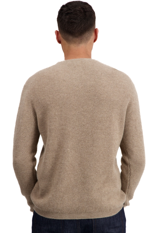 Cachemire pull homme taima natural brown xl