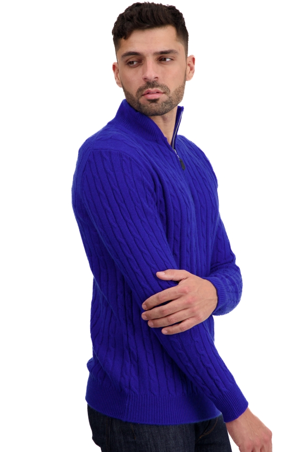 Cachemire pull homme taurus bleu regata l