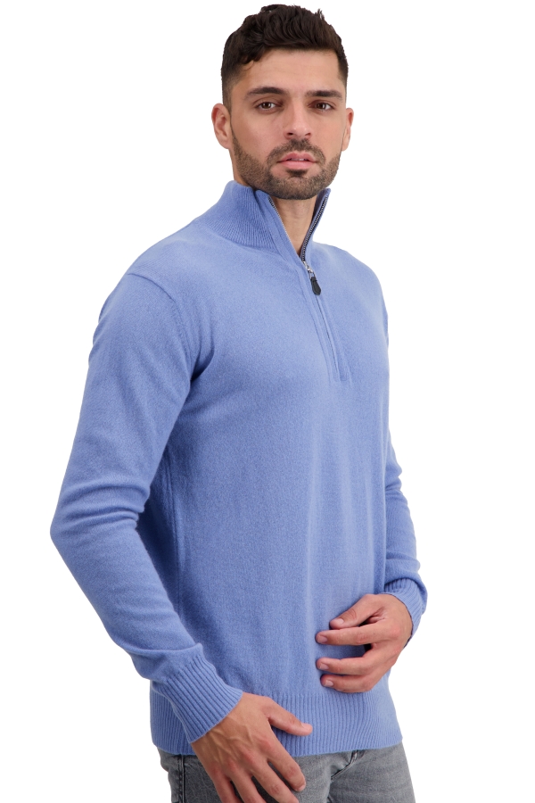 Cachemire pull homme toulon first light blue 2xl