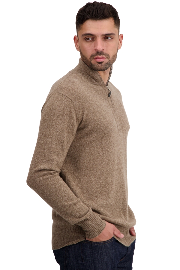 Cachemire pull homme toulon first tan marl s