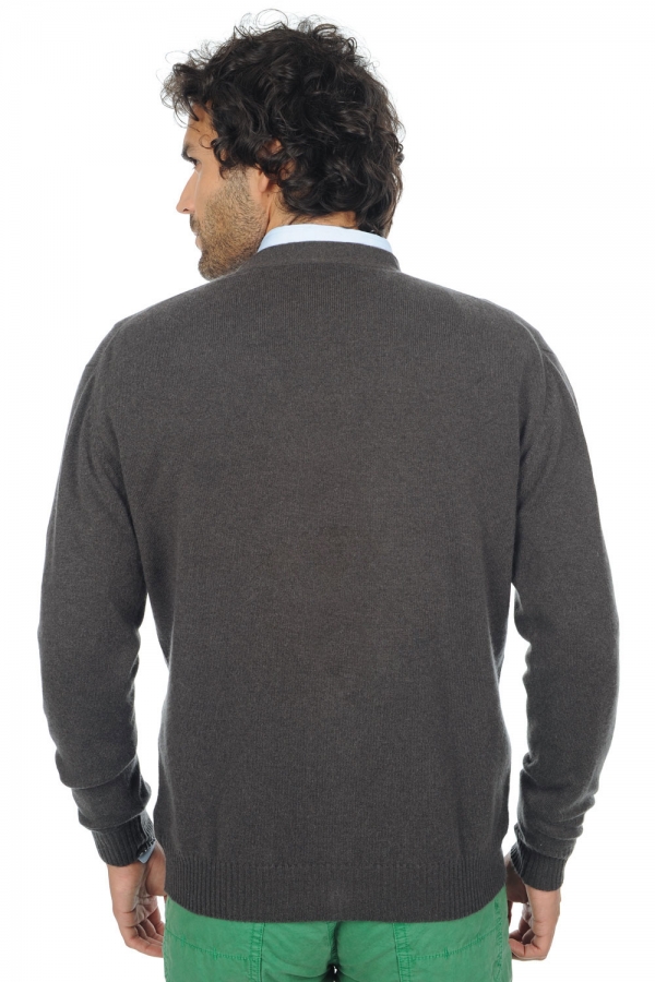 Cachemire pull homme yoni anthracite 2xl