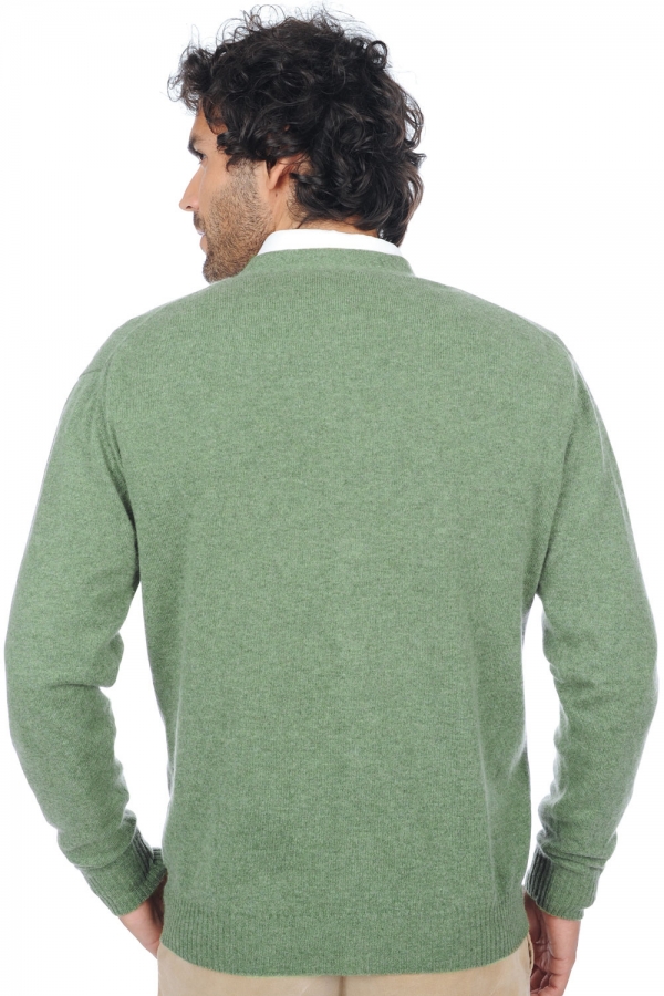 Cachemire pull homme yoni vert chine l