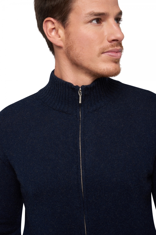 Chameau pull homme zip capuche clyde marine s