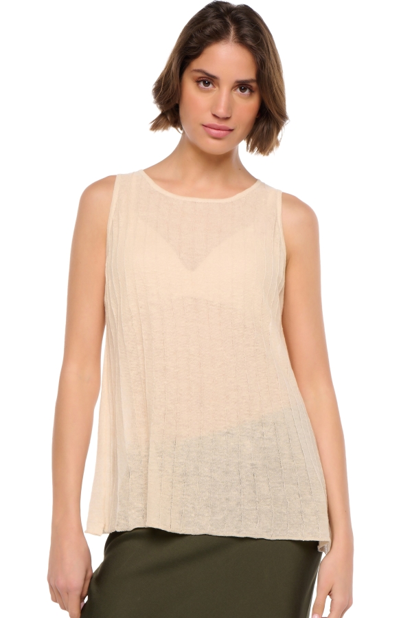 Lin pull femme collection printemps ete skye wheat s