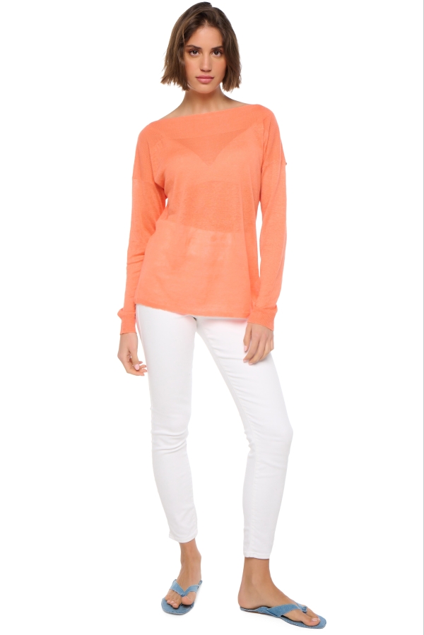 Lin pull femme lin nouveautes  sheila papaya s