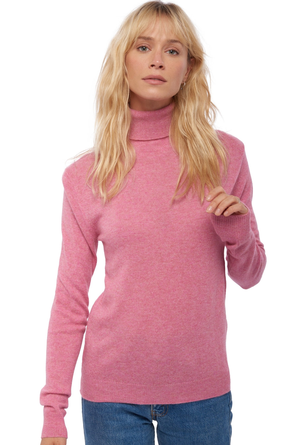 Cachemire petit prix femme tale first carnation pink m