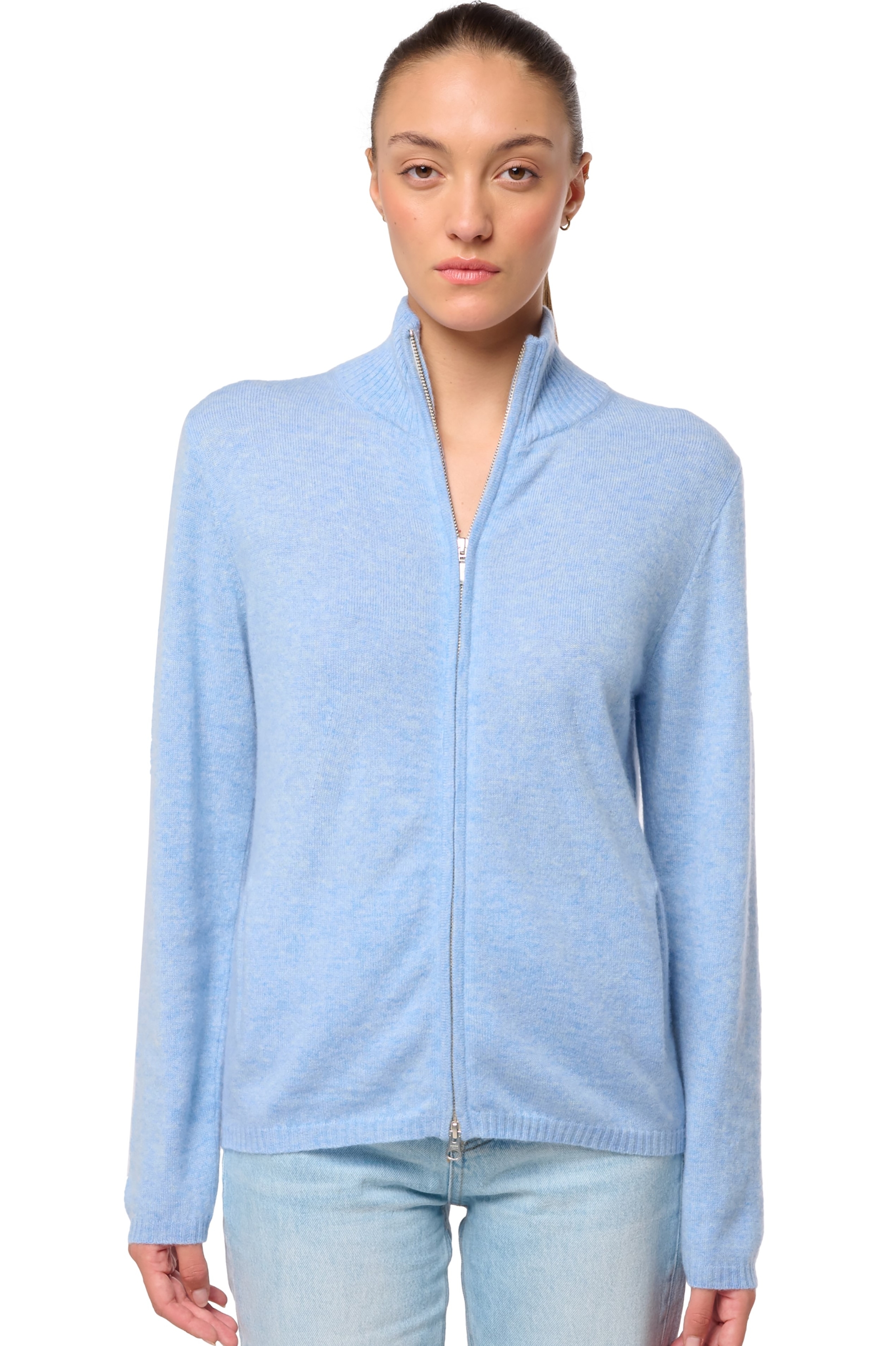 Cachemire petit prix femme thames first powder blue 2xl