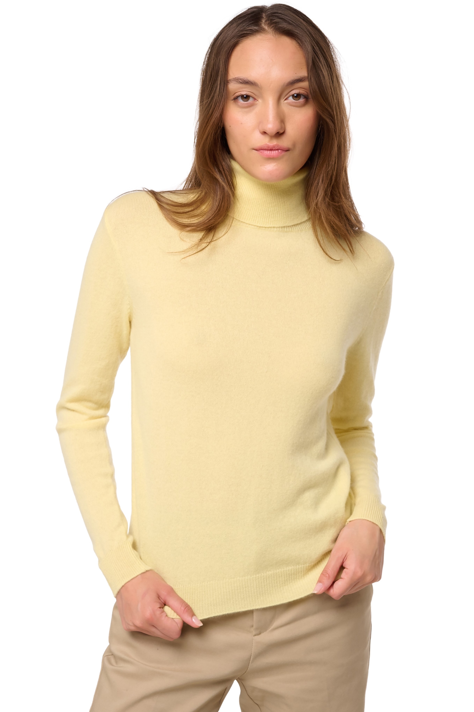 Cachemire pull femme col roule tale first lemonade m