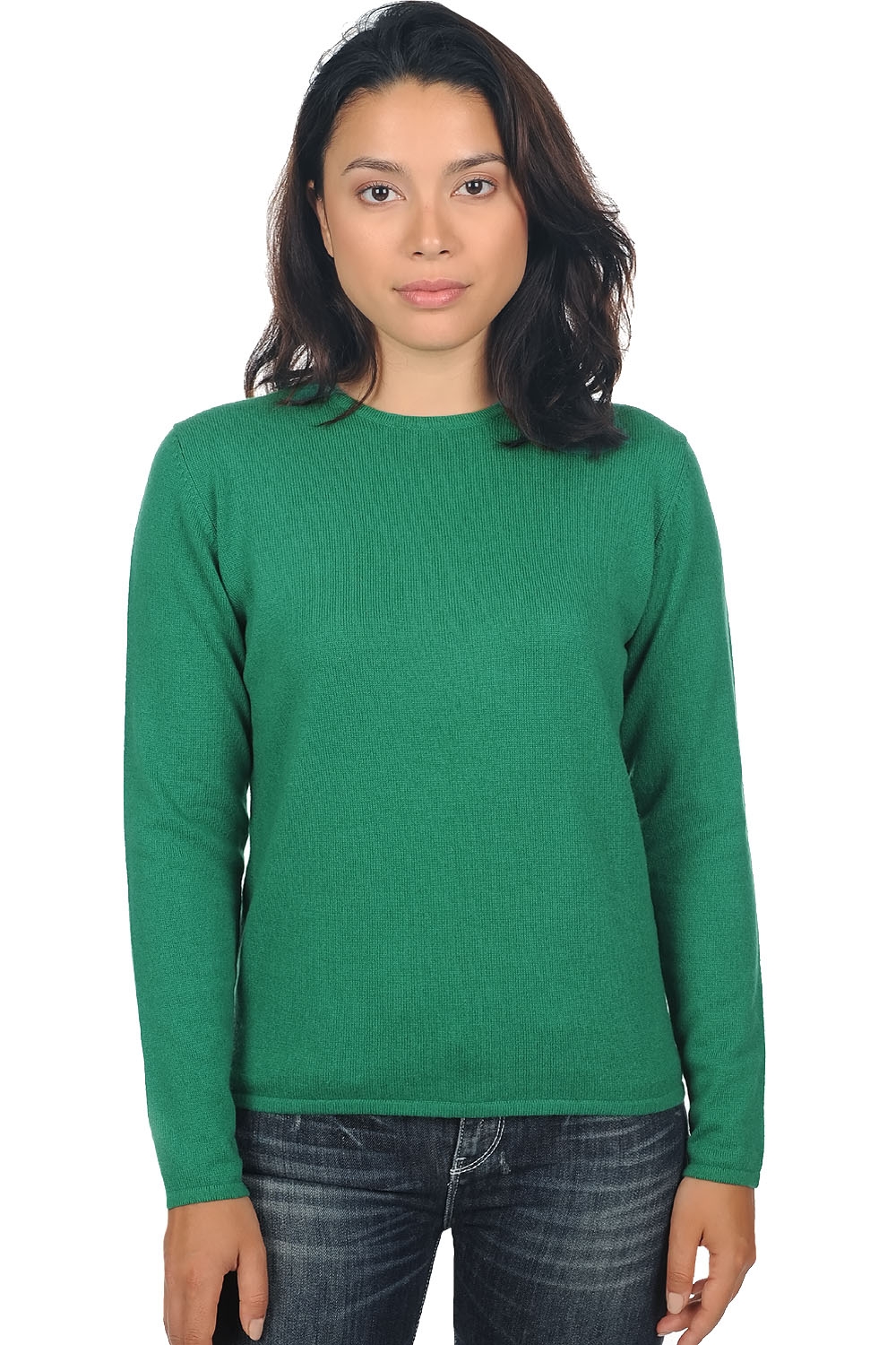 Cachemire pull femme collection printemps ete line vert anglais xs