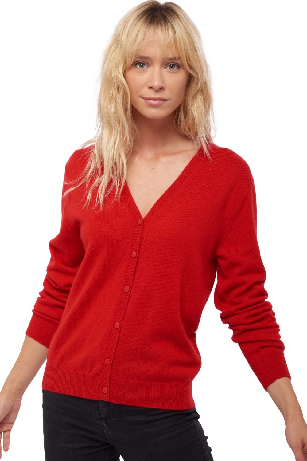 Cachemire pull femme collection printemps ete taline first chilli red m