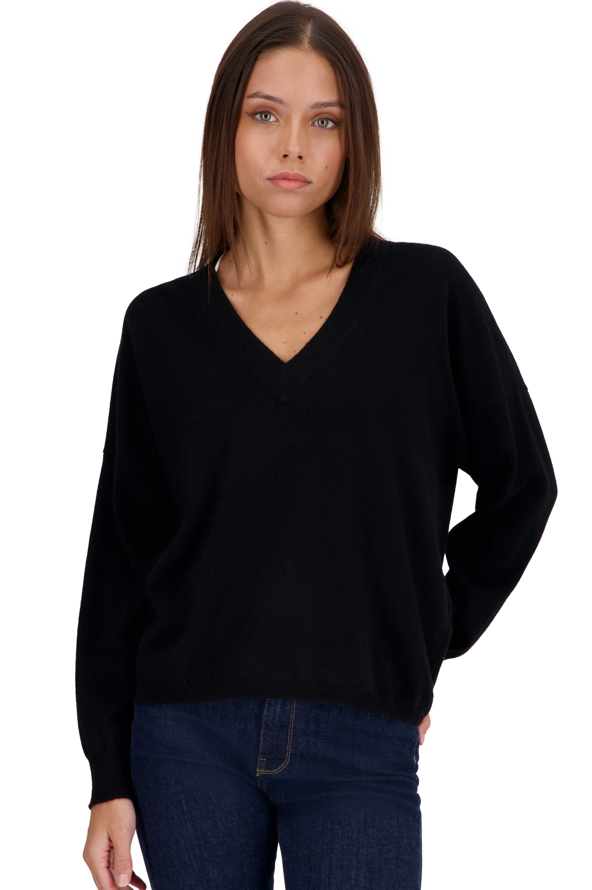 Cachemire pull femme collection printemps ete theia noir xs