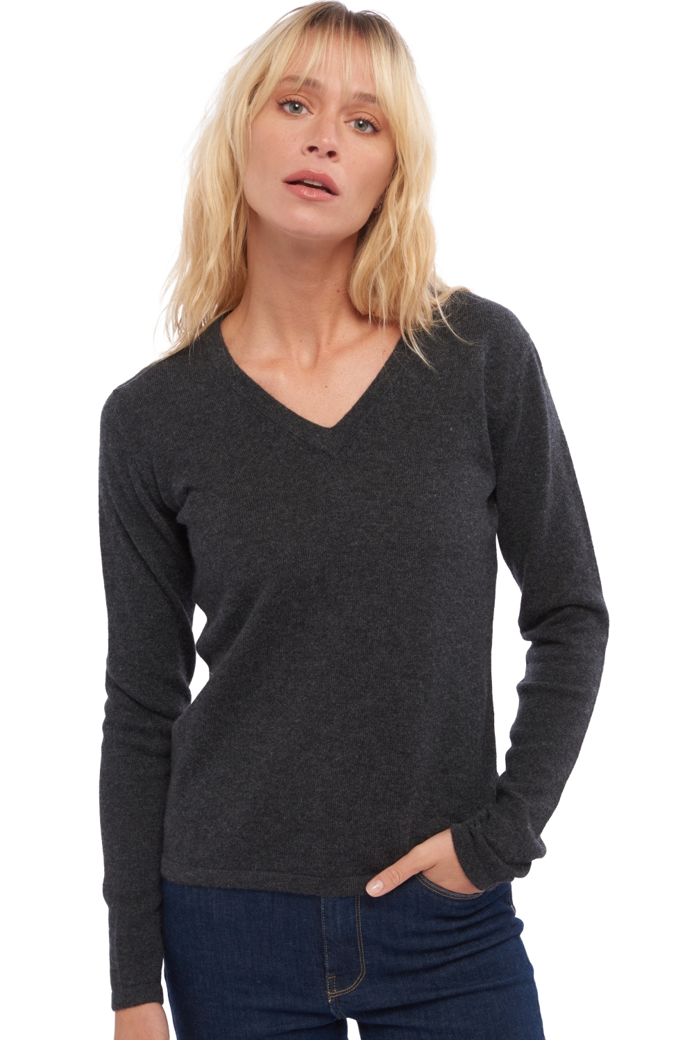 Cachemire pull femme les intemporels emma anthracite chine xs