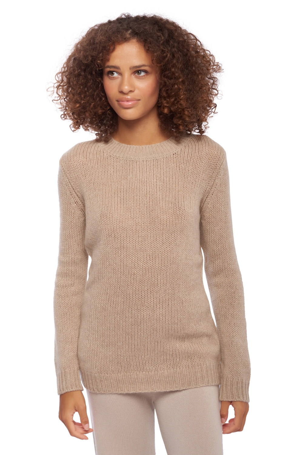 Cachemire pull femme marielle natural brown xs
