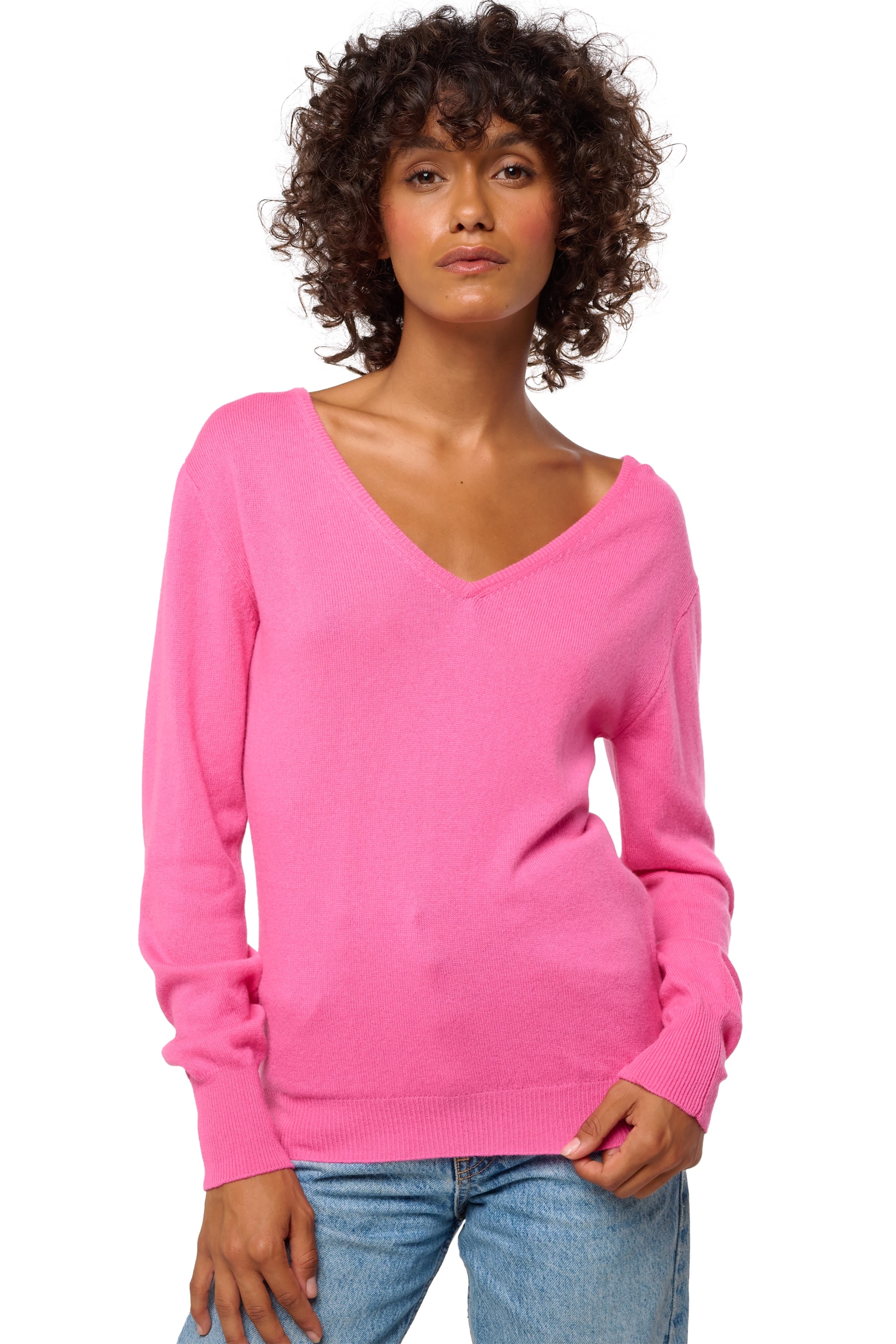 Cachemire pull femme trieste first flashy rose xs