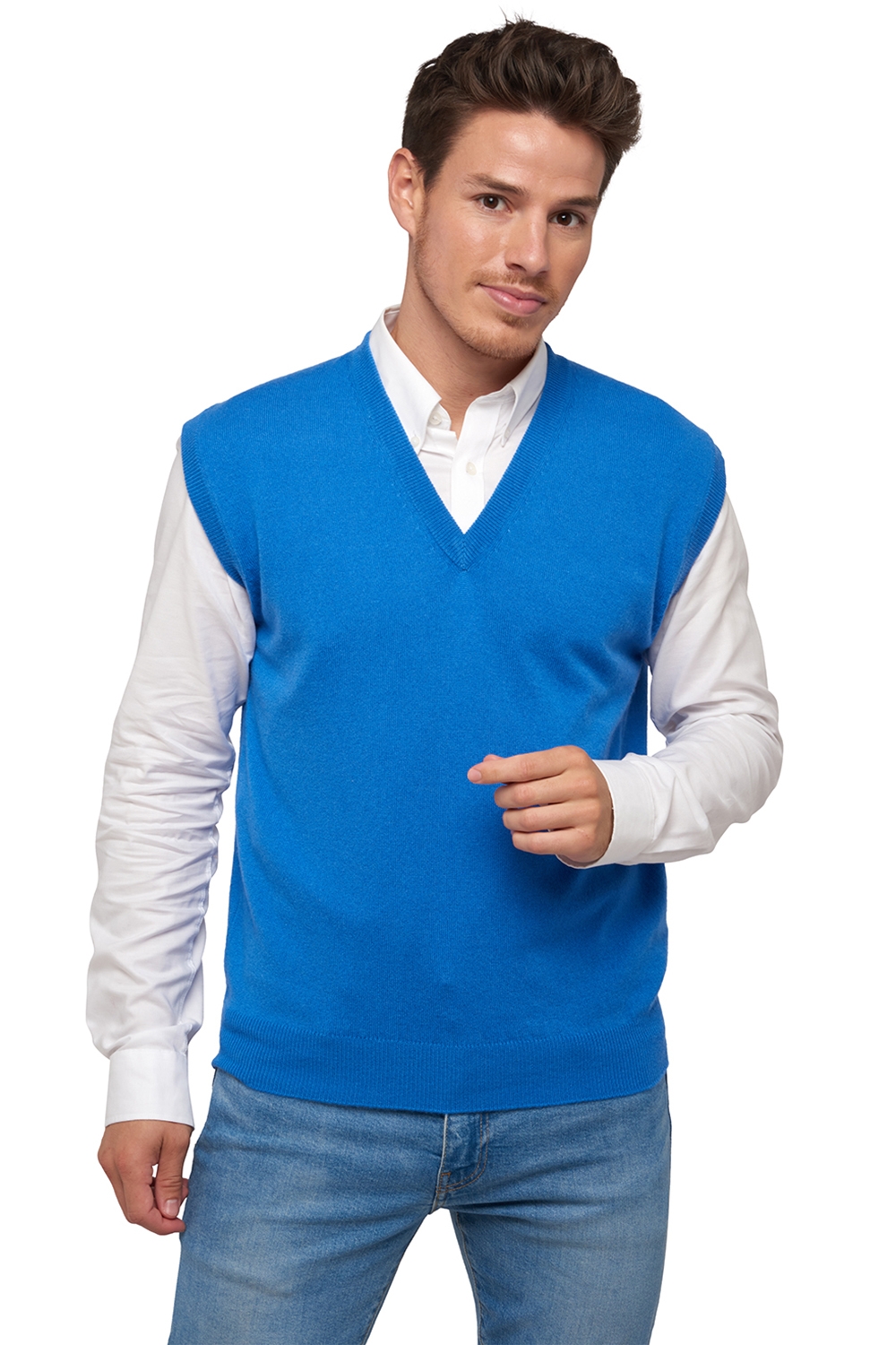 Cachemire pull homme balthazar tetbury blue xl