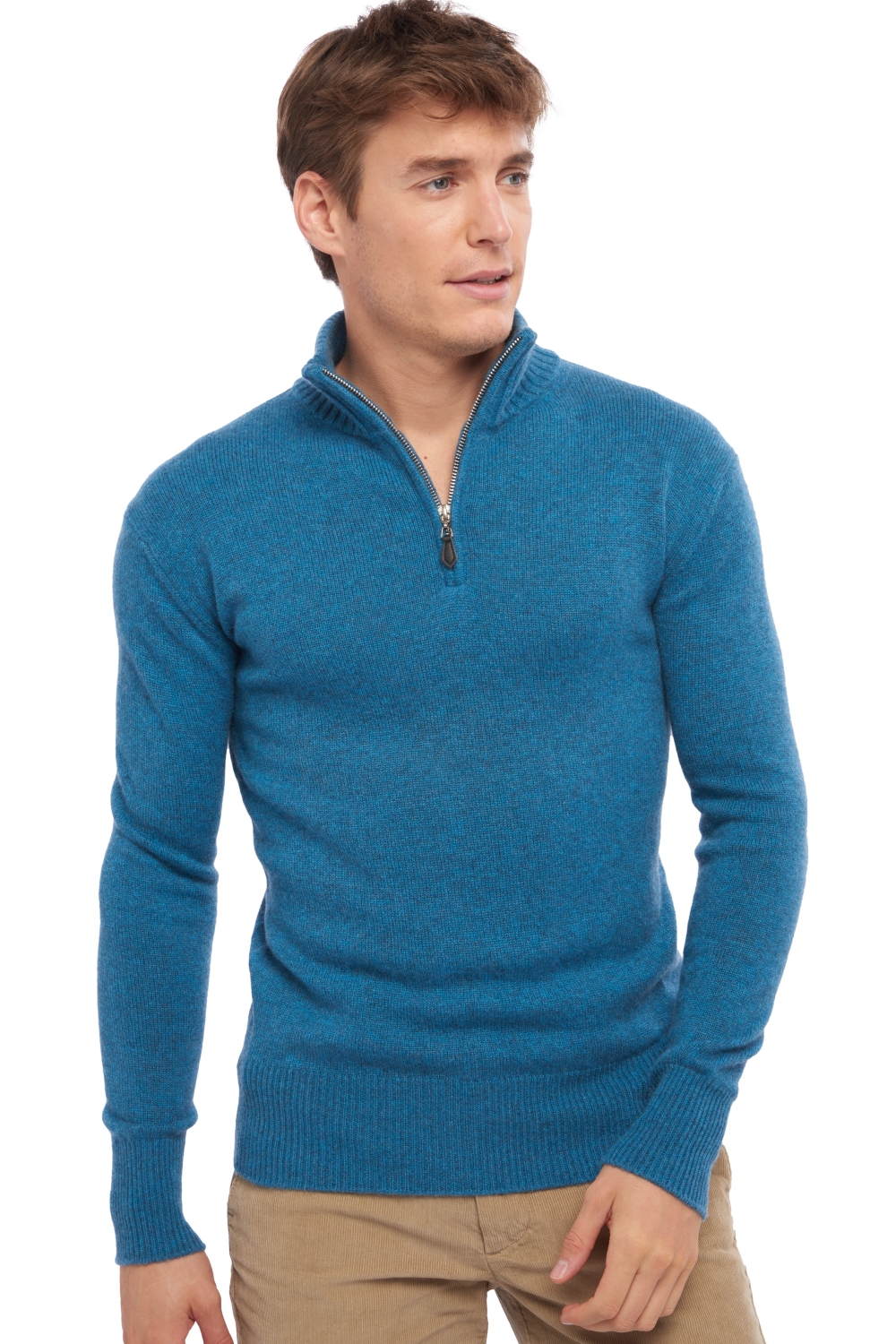 Cachemire pull homme epais donovan manor blue 3xl