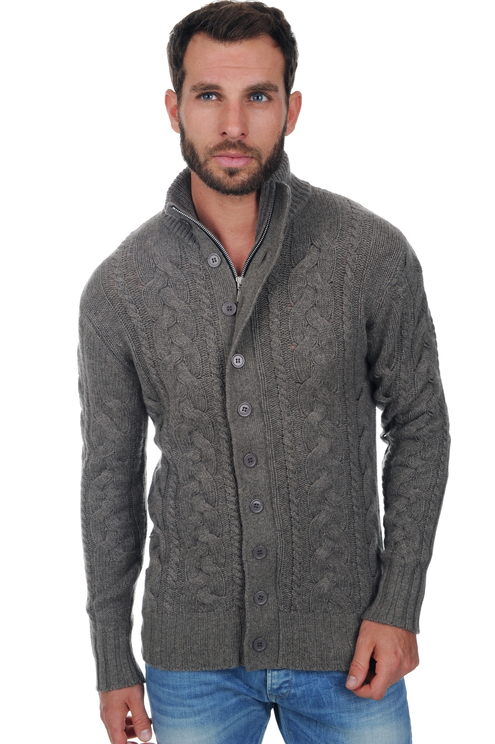 Cachemire pull homme epais loris marmotte chine xl