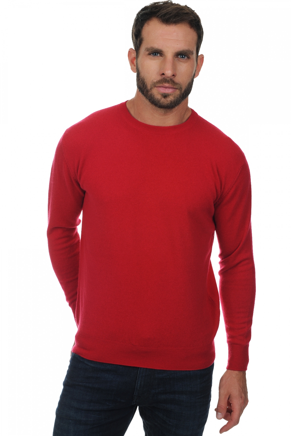 Cachemire pull homme les intemporels nestor rouge velours 3xl