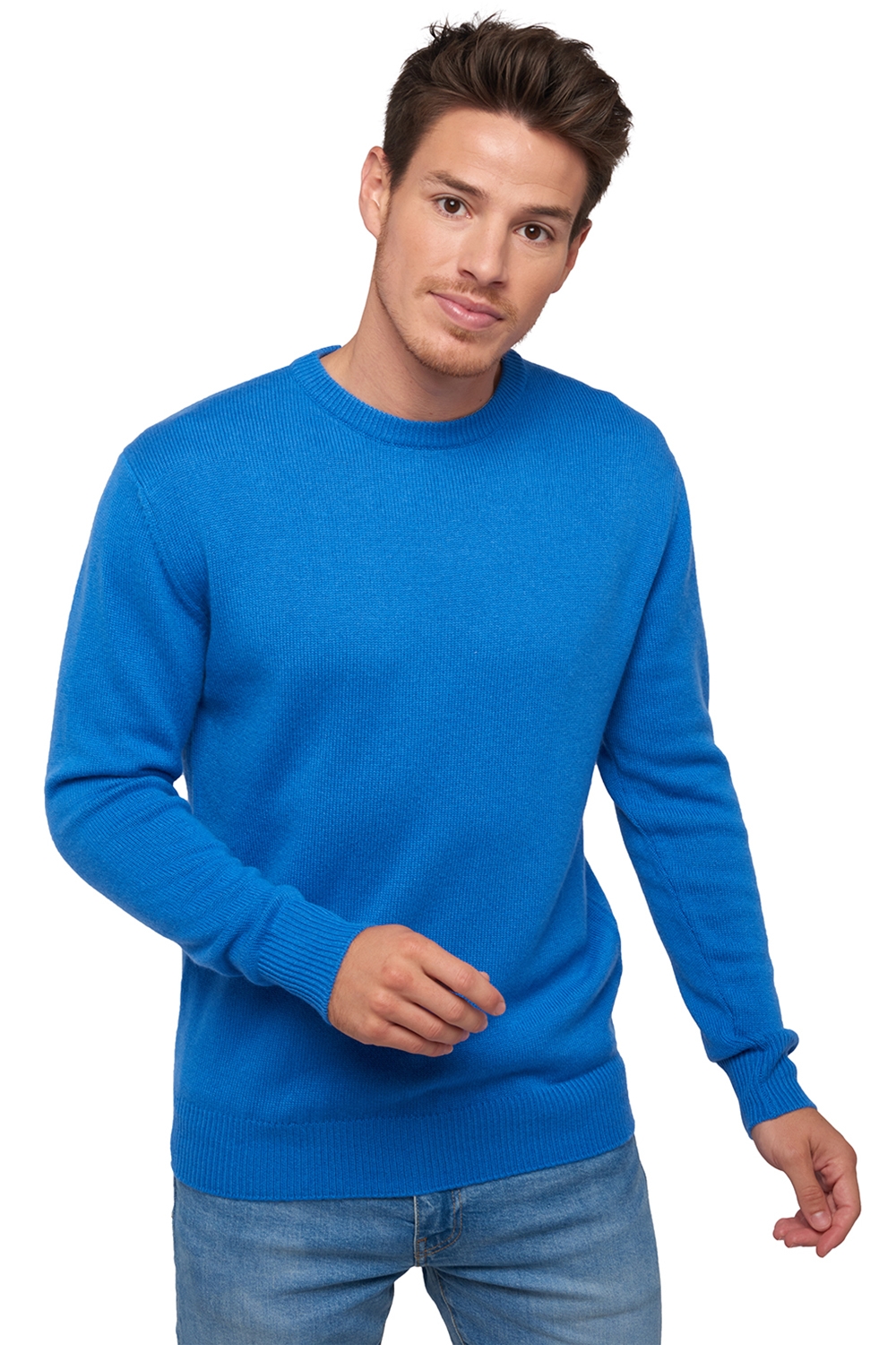 Cachemire pull homme nestor 4f tetbury blue m