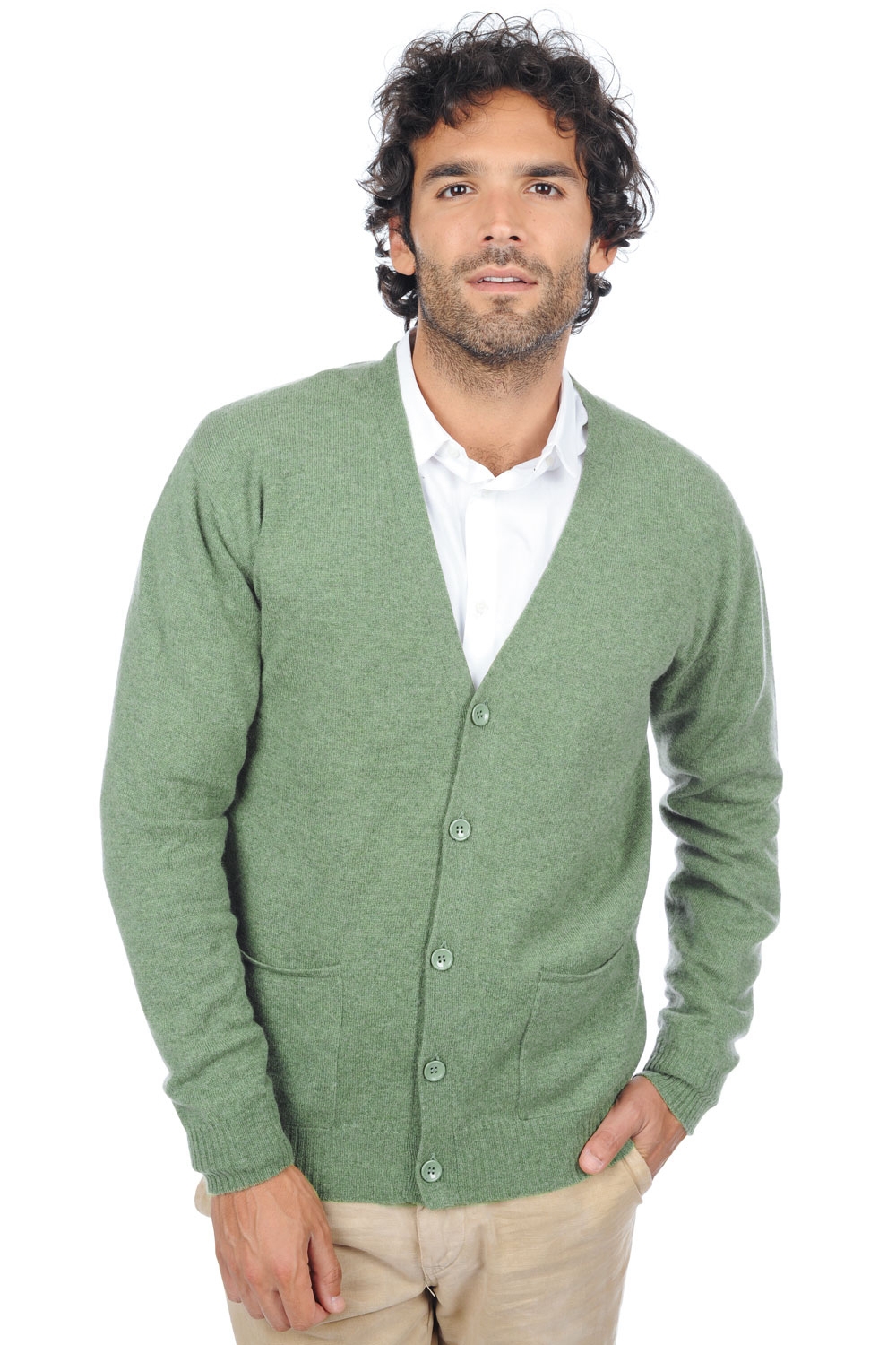 Cachemire pull homme yoni vert chine 2xl