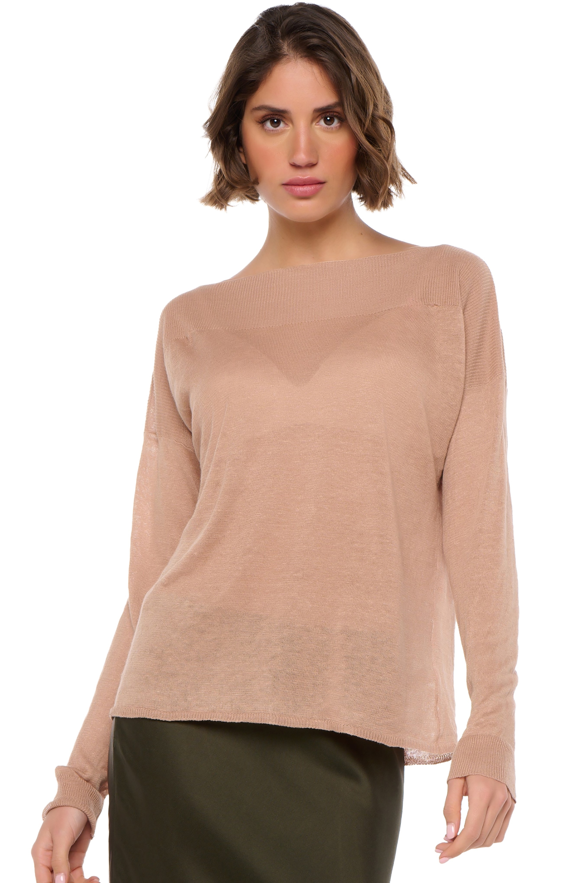 Lin pull femme lin nouveautes  sheila latte s