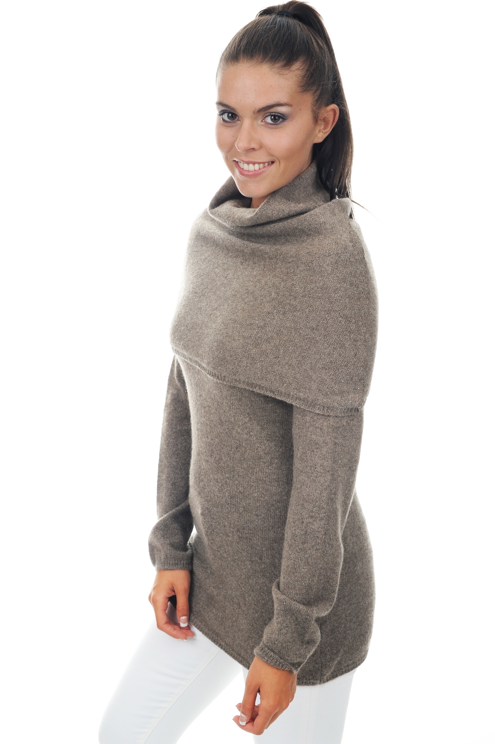 Yak pull femme les intemporels yness marmotte naturel 2xl