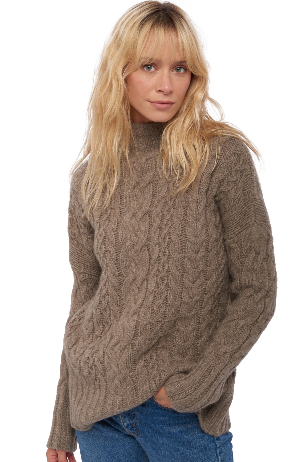 Yak pull yak yak femme victoria marmotte naturel xs